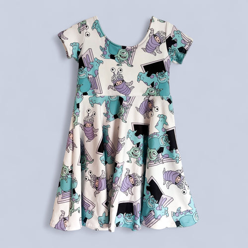 Monsters Twirl Dress