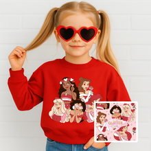 Load image into Gallery viewer, Youth Princess Love Crewneck &amp; Legging Set