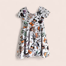 Load image into Gallery viewer, Pup Friends Halloween Twirl Dress