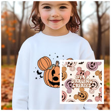 Load image into Gallery viewer, Youth Too Cute to Spook Crewneck &amp; Legging Set