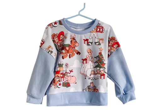 Size 4 Christmas Toy Crewneck
