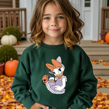 Load image into Gallery viewer, Youth Halloween Daisy Crewneck