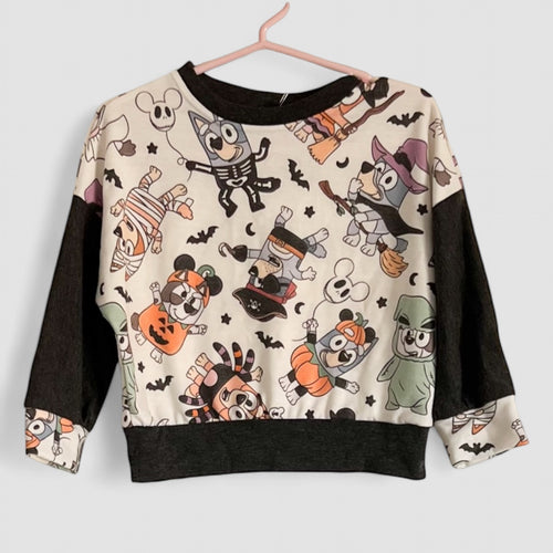 Size 2 Pup Friends Halloween Crewneck