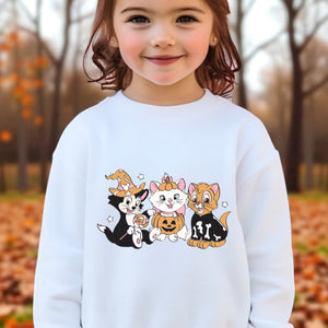 Youth Spooky Cats Crewneck