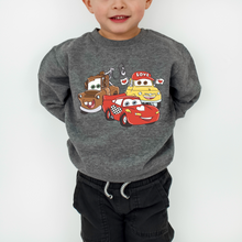 Load image into Gallery viewer, Toddler Cars Love Crewneck