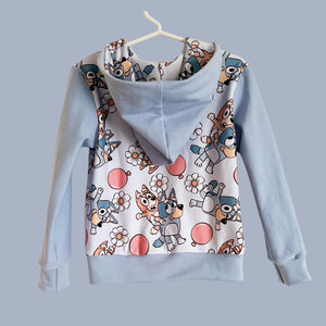 Size 5, 6 & 7 Balloons 🎈 & Pups Lined Hoodie
