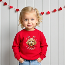 Load image into Gallery viewer, Toddler Puppy Love Crewneck