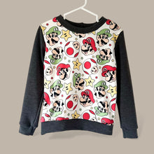 Load image into Gallery viewer, Size 6 Mario Crewneck