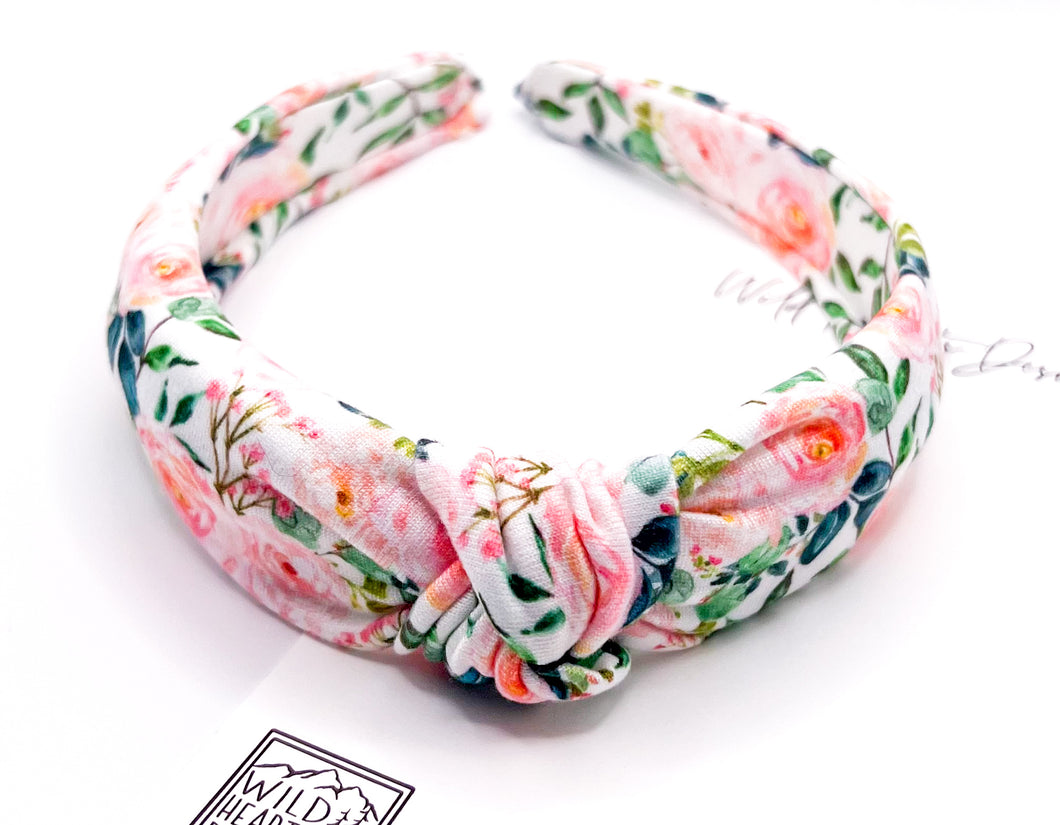 Rose Garden Knotted Headband