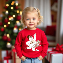 Load image into Gallery viewer, Toddler Frosty &amp; Friends Crewneck