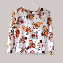Load image into Gallery viewer, Size 2 Pooh Christmas Crewneck