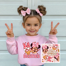 Load image into Gallery viewer, Toddler Besties Crewneck &amp; Legging Set