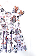 Load image into Gallery viewer, Spooky Sisters Twirl Dress