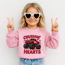 Load image into Gallery viewer, Youth Crushin’ Hearts Crewneck