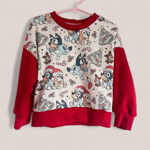 Size 4 Heeler Christmas Crewneck