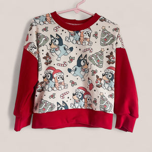 Size 4 Heeler Christmas Crewneck