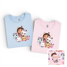 Load image into Gallery viewer, Dollhouse Biker Shorts &amp; Tshirt Set