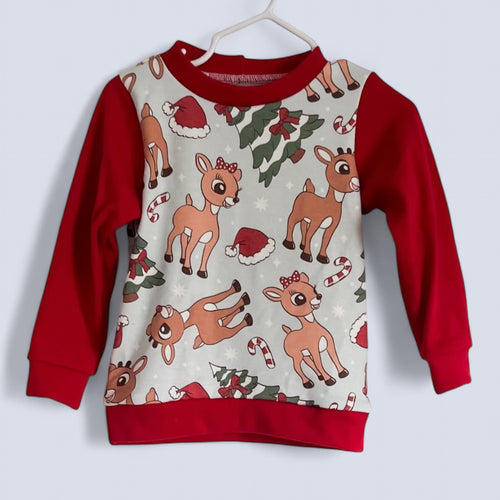 Size 12-18 months Rudolph Crewneck