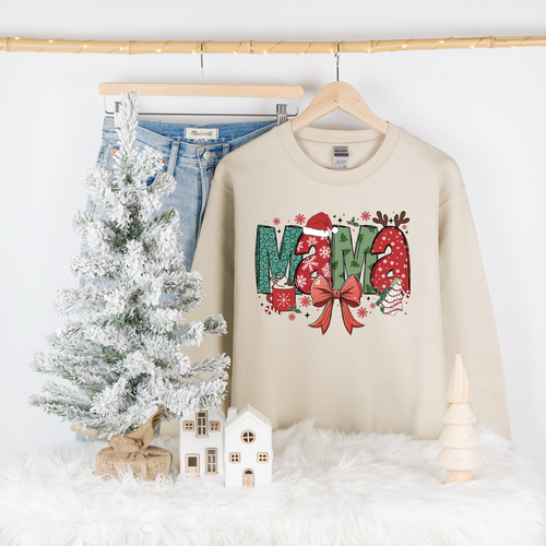 Adult Christmas Mama Crewneck