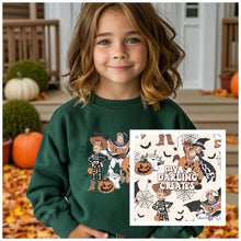 Load image into Gallery viewer, Youth Halloween Toys Crewneck &amp; Legging Set