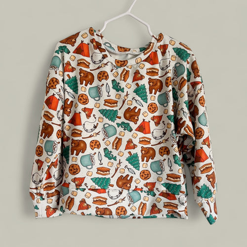 Size 4 Camping Crewneck