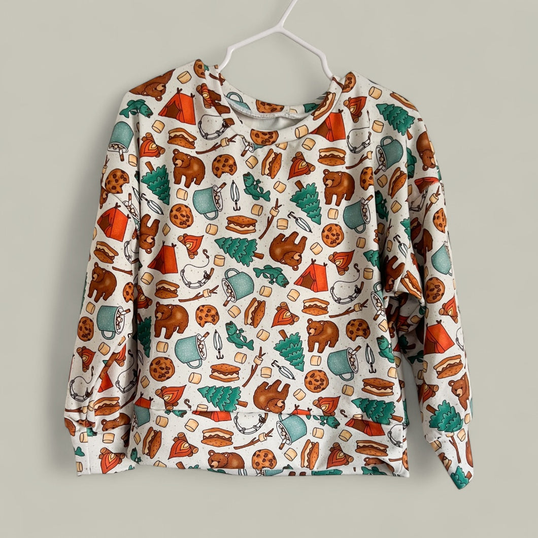 Size 4 Camping Crewneck