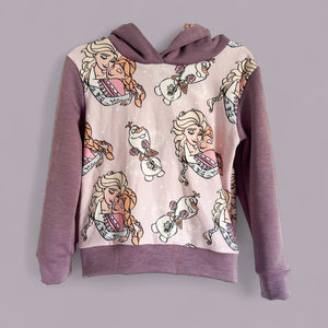 Size 3 Ice Sisters Lined Hoodie