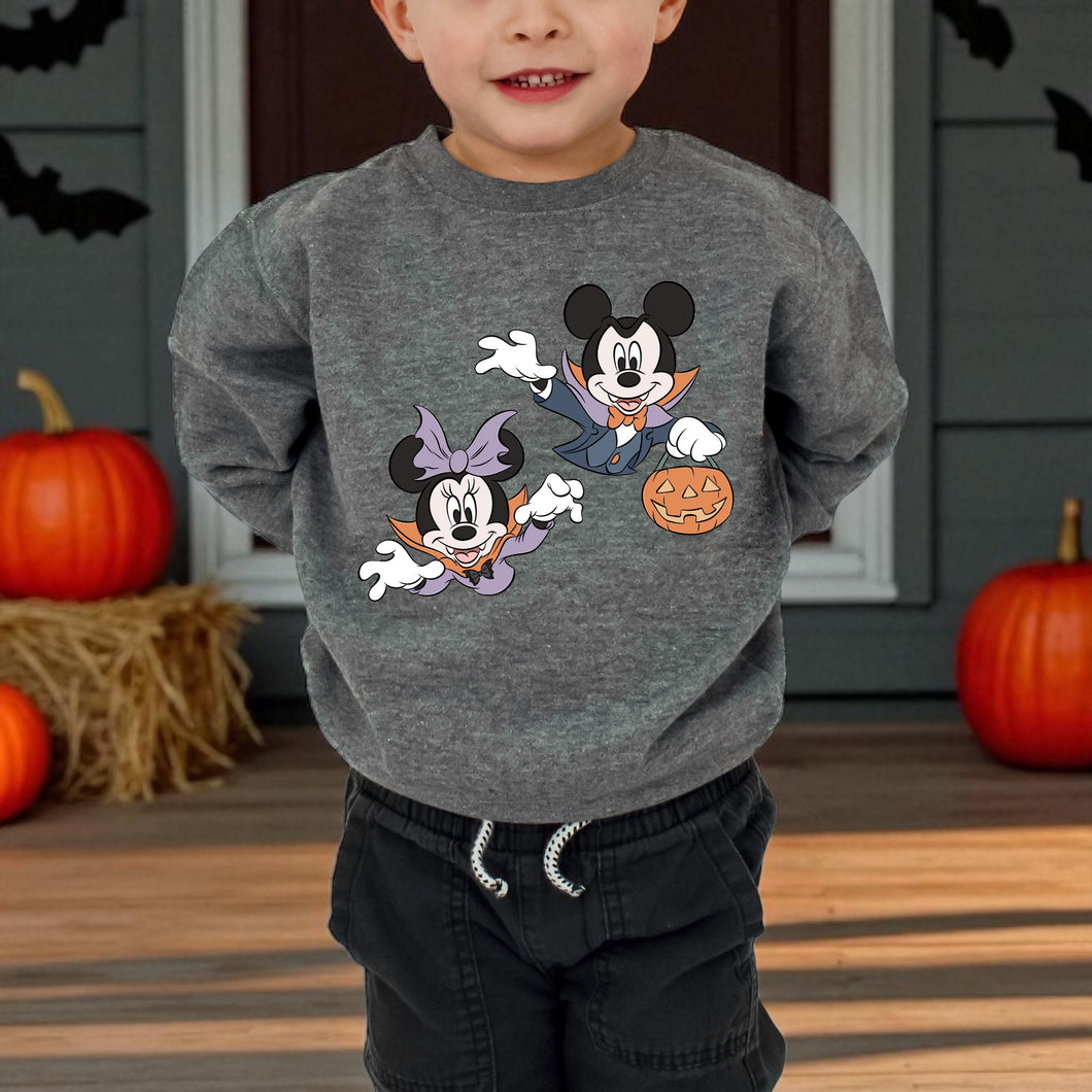 Toddler Vampire Min & Mick Crewneck