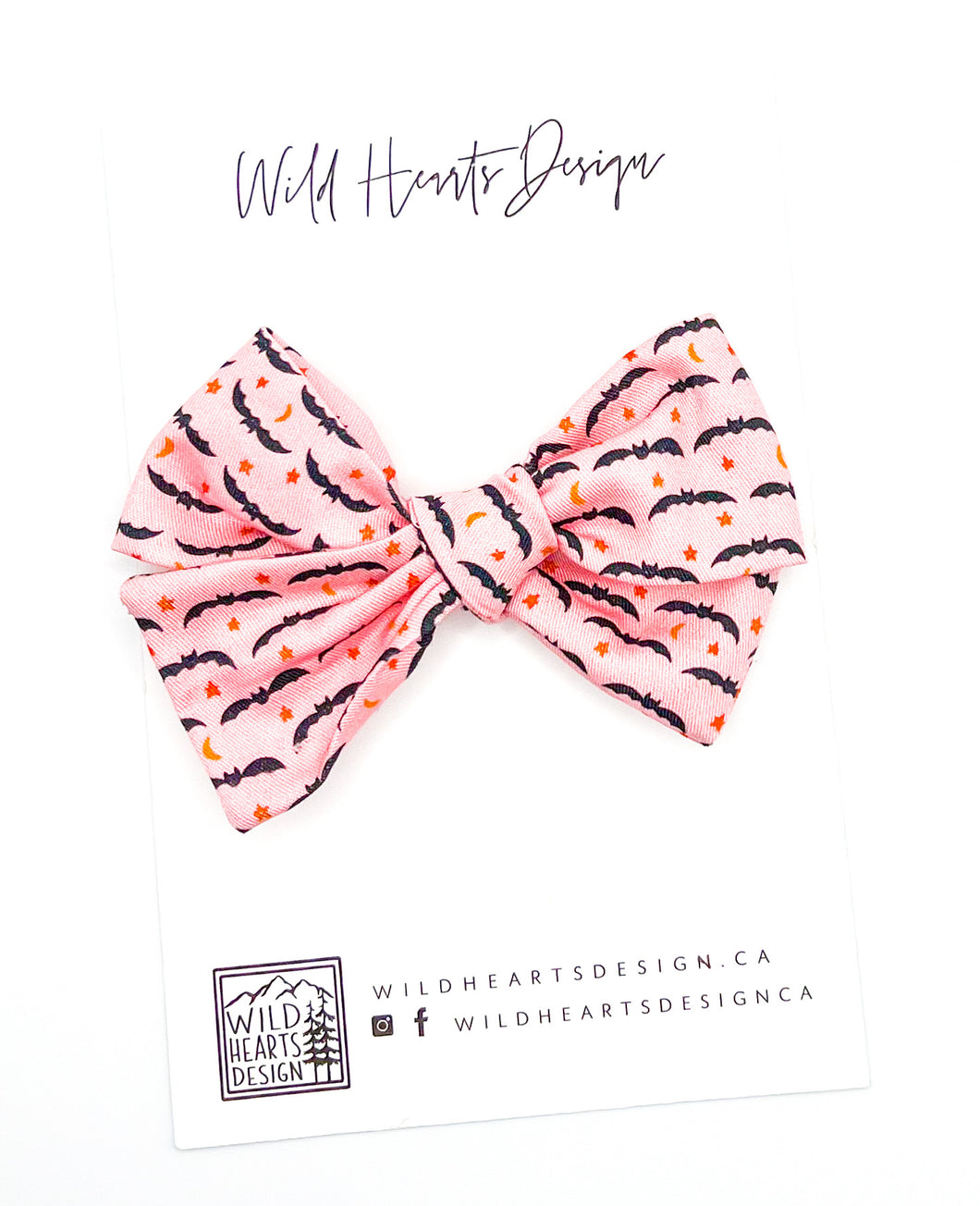 It’s Bats Hand Tied Bow