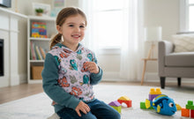 Load image into Gallery viewer, Size 5 Just Keep Swimming Lined Hoodie