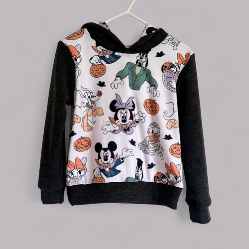 Size 8,10 & 12 Spooky Kingdom Lined Hoodie