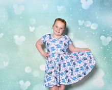 Load image into Gallery viewer, Rainbows &amp; Aliens Twirl Dress
