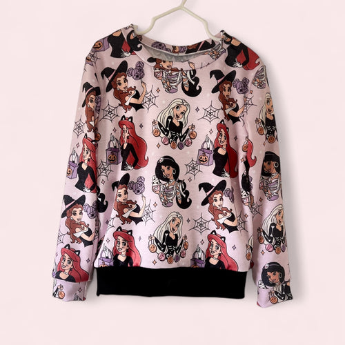Size 6 Spooky Princess Crewneck