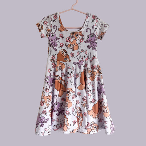 Spring Friends Twirl Dress