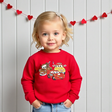 Load image into Gallery viewer, Toddler Cars Love Crewneck