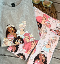 Load image into Gallery viewer, Summer Princess Biker Shorts &amp; Tshirt Set