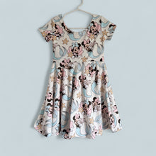 Load image into Gallery viewer, Size 4 Mermaid Friends Twirl Dress
