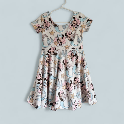 Size 4 Mermaid Friends Twirl Dress