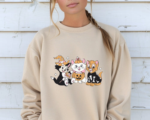 Adult Spooky Cats Crewneck