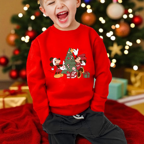 Youth Small Oh Christmas Tree Crewneck