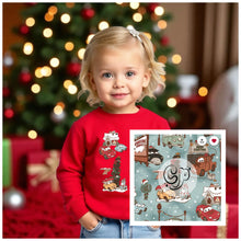 Load image into Gallery viewer, Toddler Cars Christmas Crewneck &amp; Legging Set