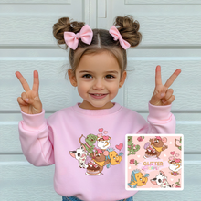 Load image into Gallery viewer, Toddler Sidekick Love Crewneck &amp; Legging Set