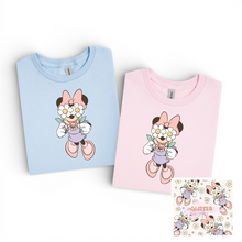Load image into Gallery viewer, Floral Min Biker Shorts &amp; Tshirt Set