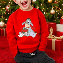Load image into Gallery viewer, Youth Christmas Eyore Crewneck