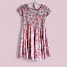Load image into Gallery viewer, Strawberries &amp; Bows Twirl Dress