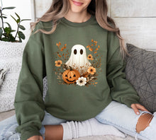 Load image into Gallery viewer, Adult Pumpkins &amp; Ghosts Crewneck