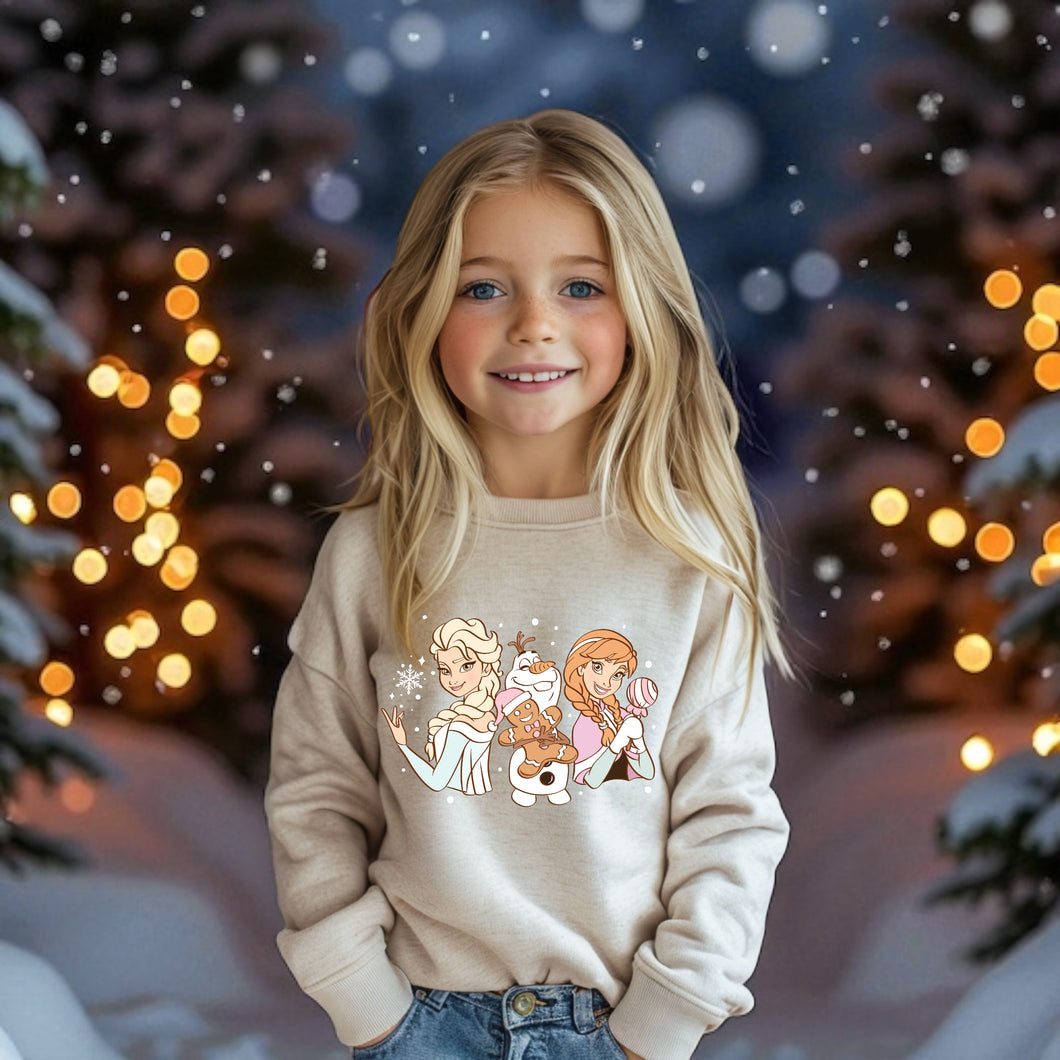 Toddler Ice Sisters & Friends Crewneck