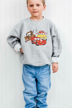 Load image into Gallery viewer, Youth Cars Love Crewneck