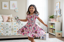 Load image into Gallery viewer, Pink Dollhouse Twirl Dress
