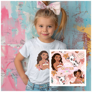 Island Princess Biker Shorts & Tshirt Set